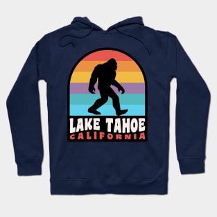 Lake Tahoe Bigfoot Sasquatch California Retro Hoodie